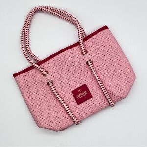 Coco & Eve Pink Neoprene Mini Tote Bag